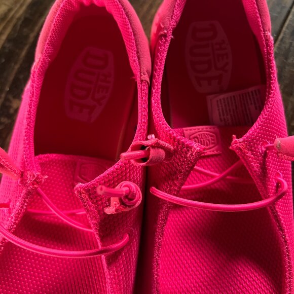 HEY DUDE WENDY FUNK MONO ELECTRIC PINK - FOOTWEAR LADIES - 40065-6QQ - Picture 4 of 5